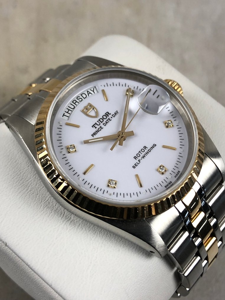 Tudor - Prince Oyster Day-Date Automatic Diamond Dial - 76213 - Άνδρες - 2000-2010  #1.0