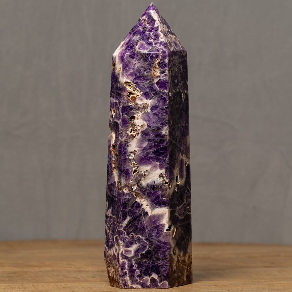 Amethyst Amethyst Quality Tower - Height: 22 cm - Width: 7.5 cm- 1380 g #3.2