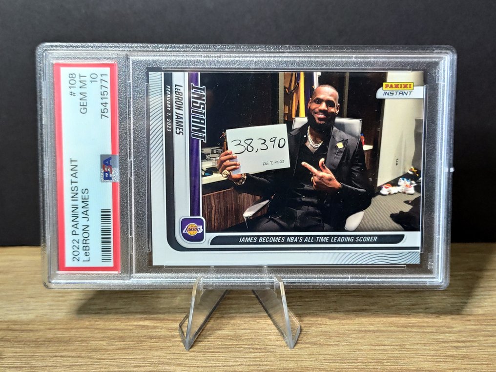 2023 Panini Instant LeBron James #108 Record 38390 Points - PSA 10 - 1 Graded card #1.0