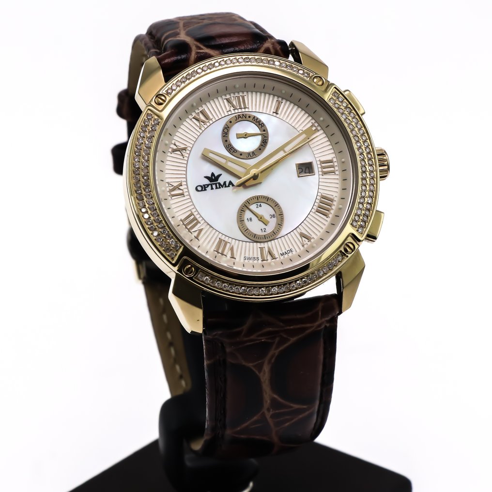 Optima - Diamond Swiss Dual Time - OSC241-GL-D-7 - 沒有保留價 - 男士 - 2010-2020 #1.0
