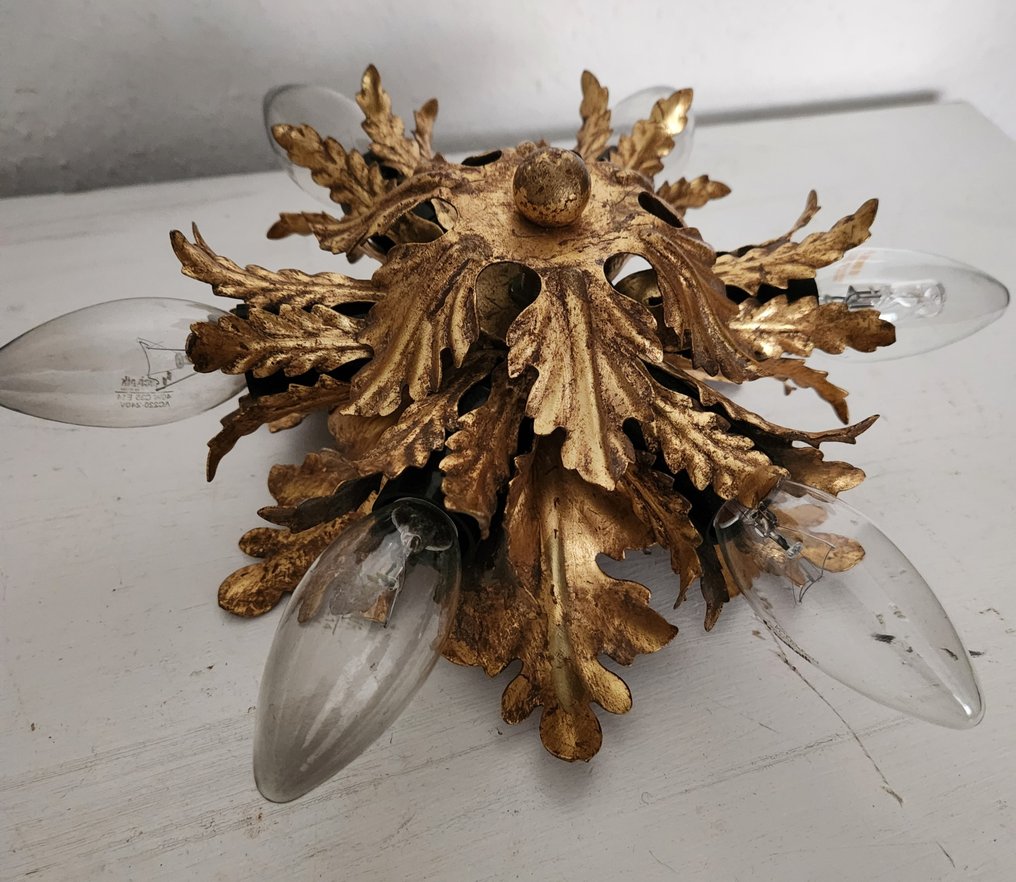 Banci Firenze - Φωτιστικό οροφής - Gold plated, Σίδερο - χειροποίητη πολυτέλεια #4.3