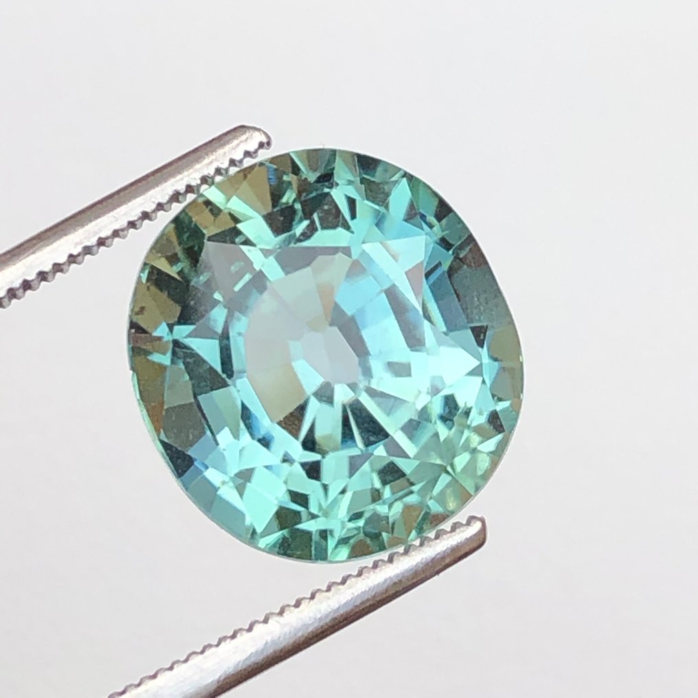 没有保留价 - 1 pcs  绿色, 蓝色 锂辉石  - 10.04 ct - 国际宝石研究院（IGI） #3.2
