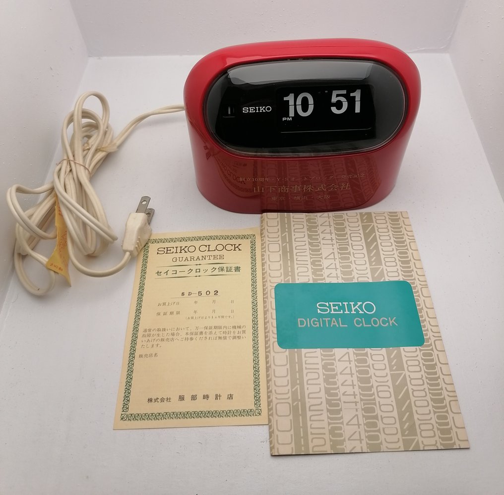 精工復古數位鐘 -   參考編號 SD-502 - Table Flip Clock #1.0