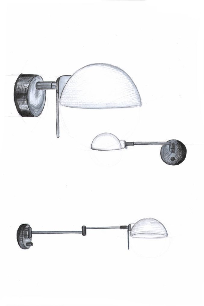 Michael Waltersdorff & Emanuele Patton. - Væglampe - København Væg - Sort - Metal #3.2