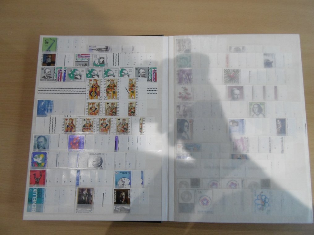 Belgien - Stor og værdifuld samling af pladeserier - oftest komplette sæt - sjældent tilbudt. #4.3