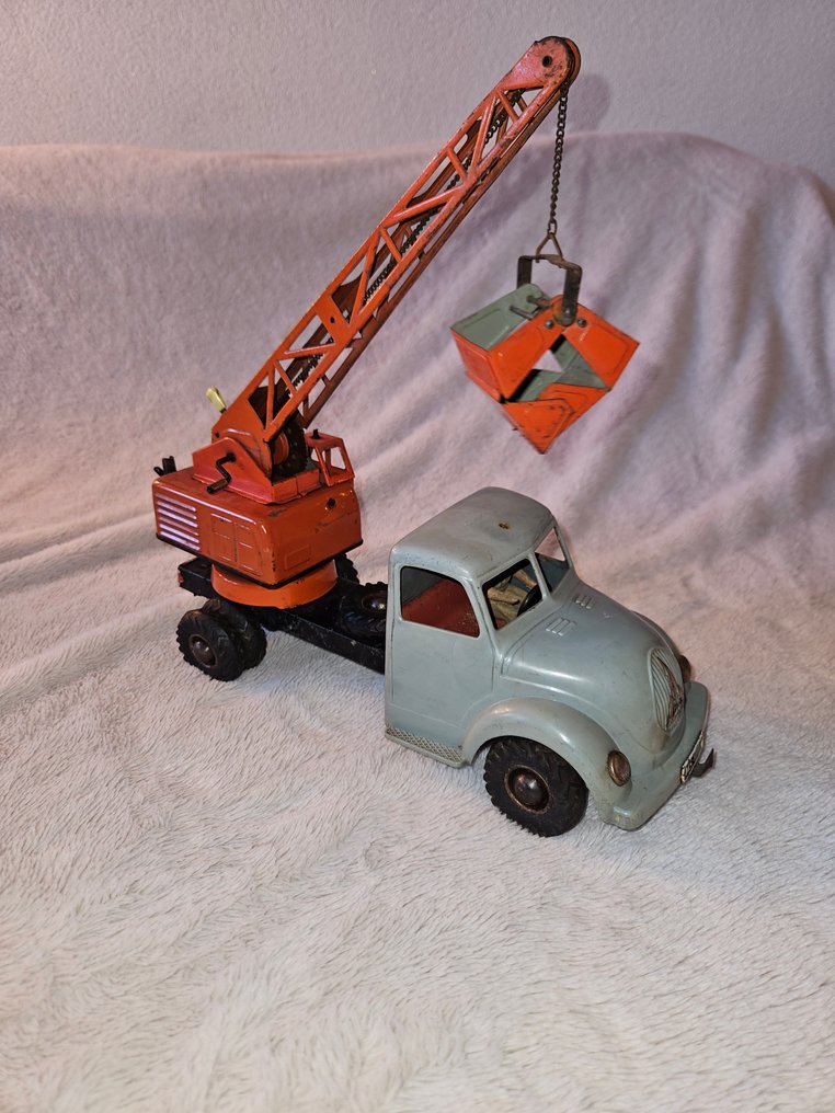 MS Michael Seidel - Τσίγκινο παιχνίδι - MS-1200 Kraanwagen / Vrachtwagen - 1950-1960 - Γερμανία #1.0