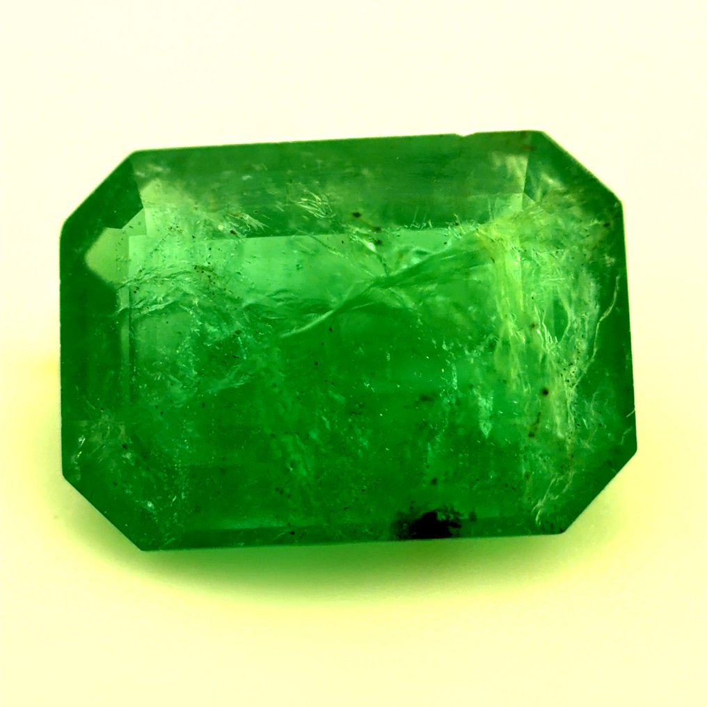 Zonder Minimumprijs - 1 pcs Groen Smaragd - 2.46 ct - International Gemological Institute (IGI) - Natuurlijke smaragd #4.3