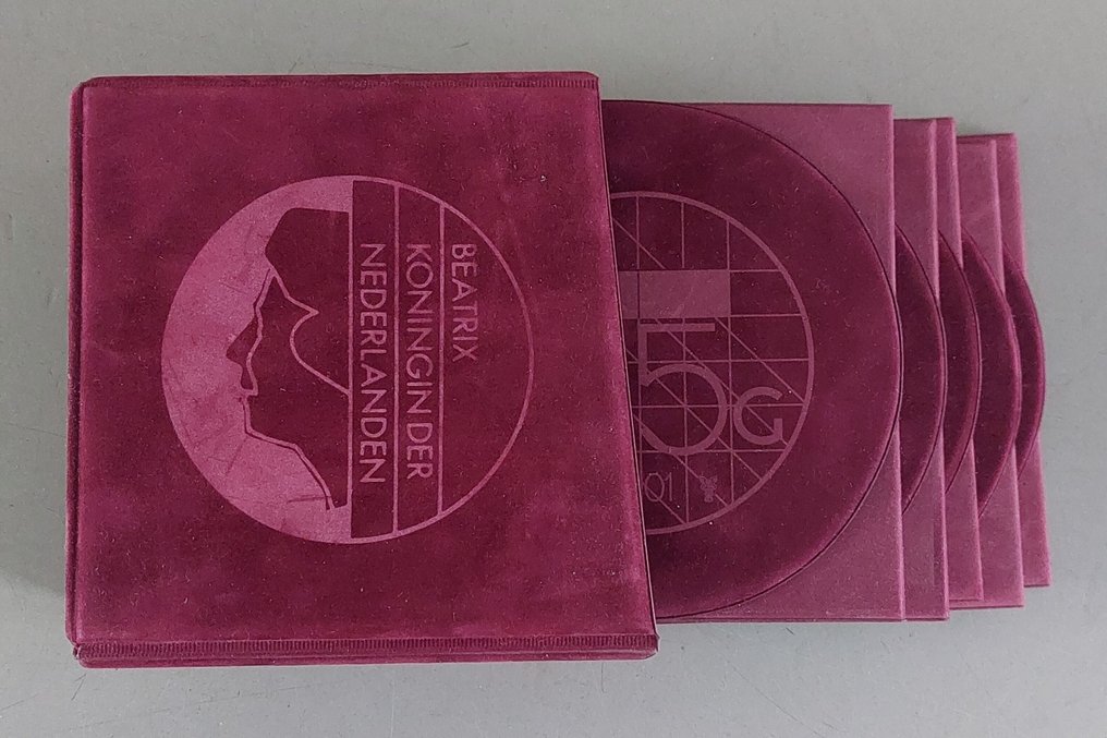 荷兰. Proof muntsets 1983 t/m 2001  (没有保留价) #4.3