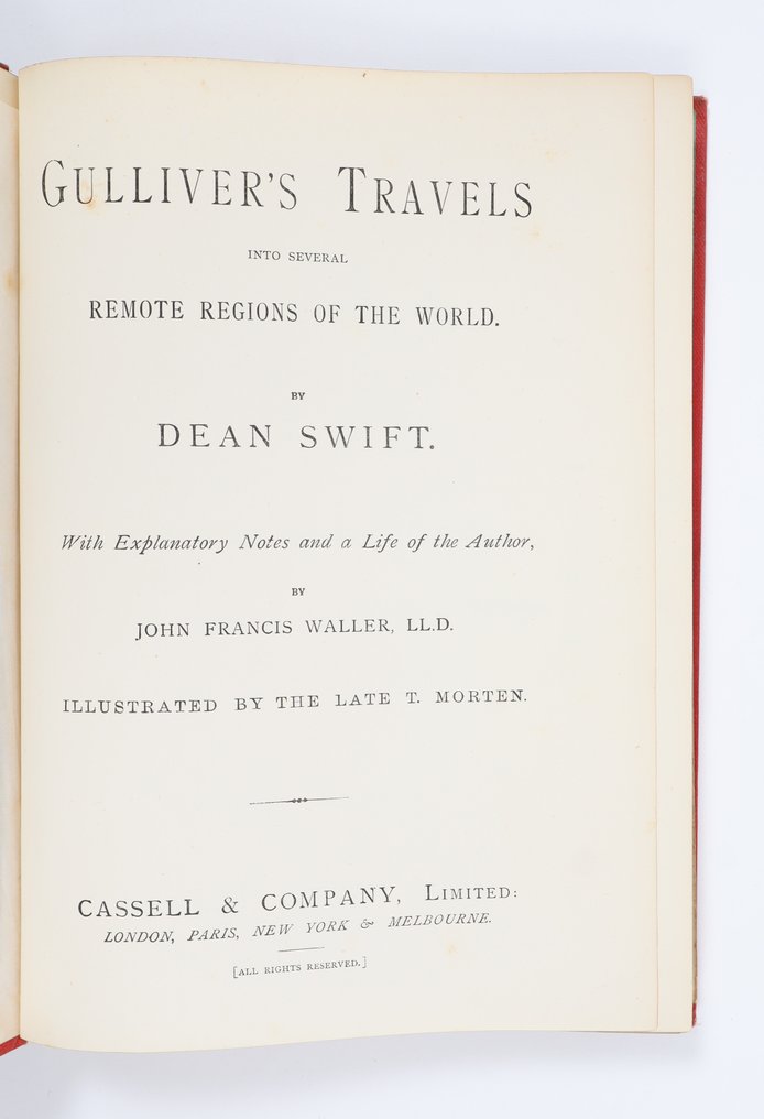 Dean Swift - Gulliver's Travels - 1726 #1.0