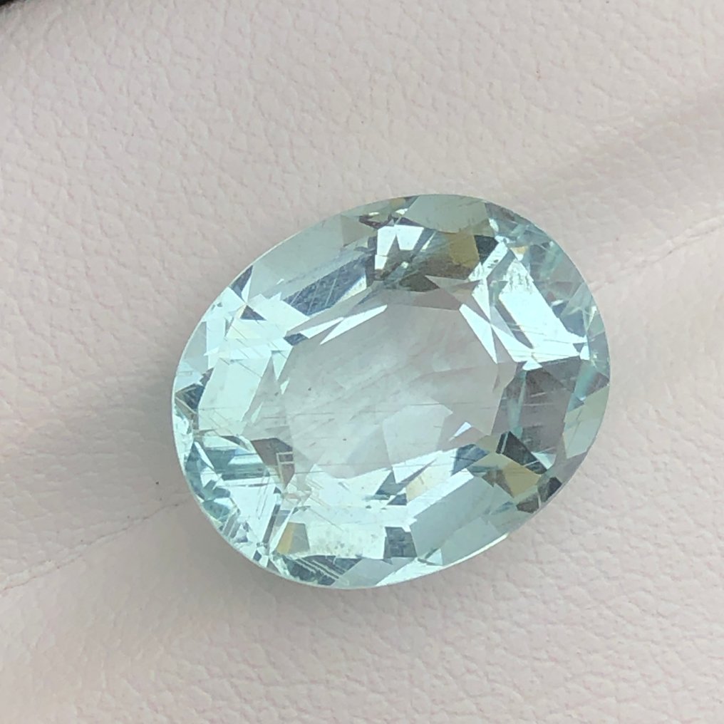 没有保留价 - 1 pcs  蓝色, 绿色 海蓝宝石  - 8.30 ct - 国际宝石研究院（IGI） #4.3