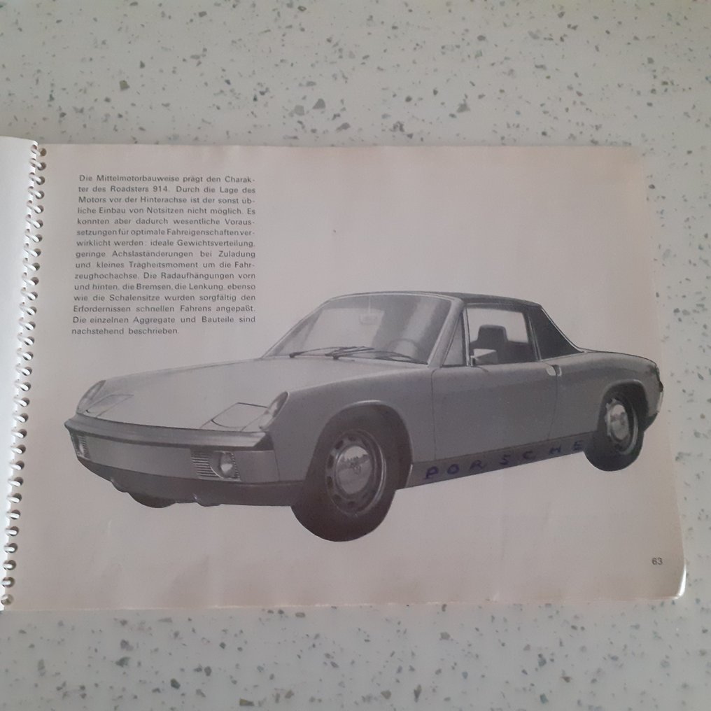 Uso e manutenzione Porsche 914 - Brochure - 1971 #2.1
