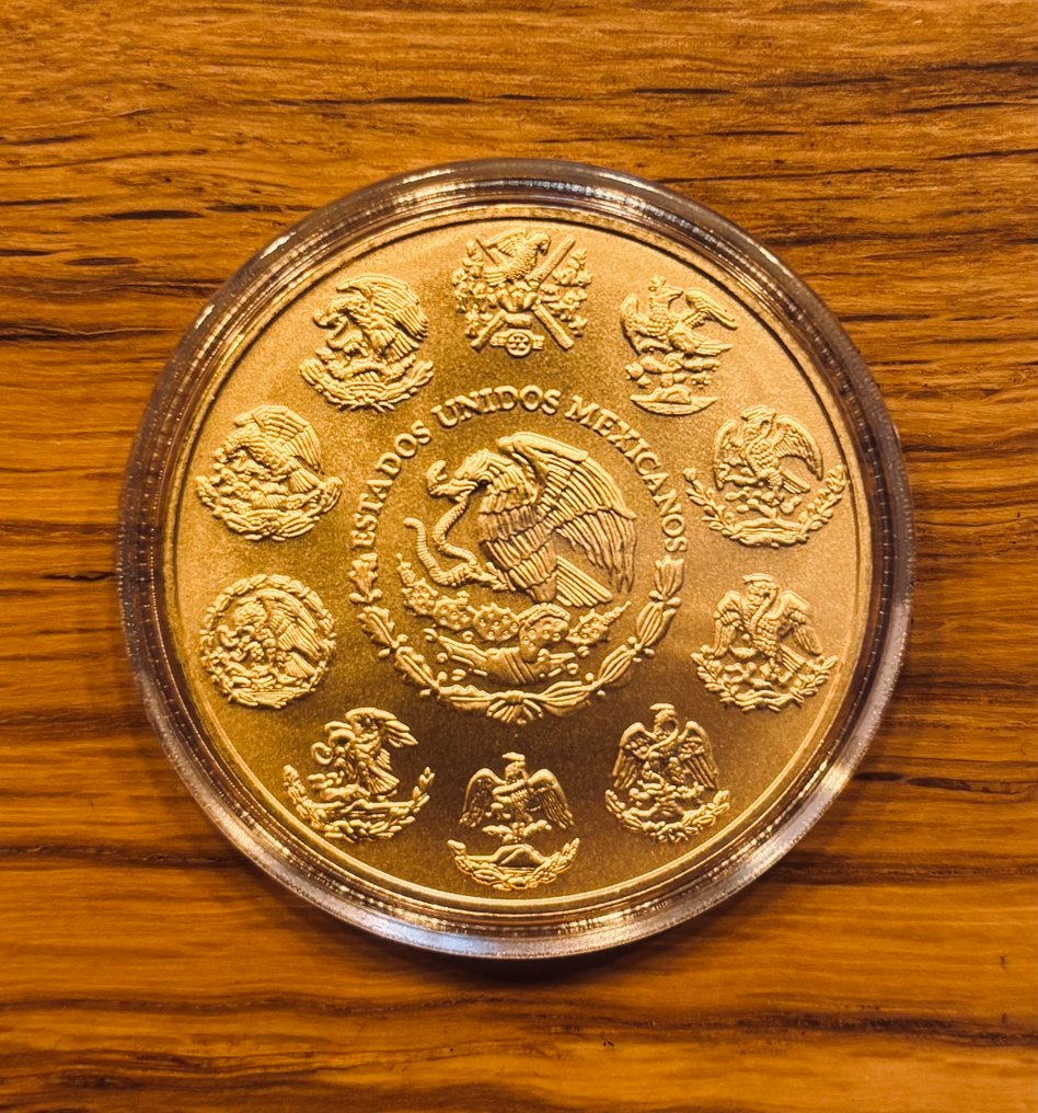 墨西哥. 1 Onza 2017 Maya kalender design  (没有保留价) #2.1