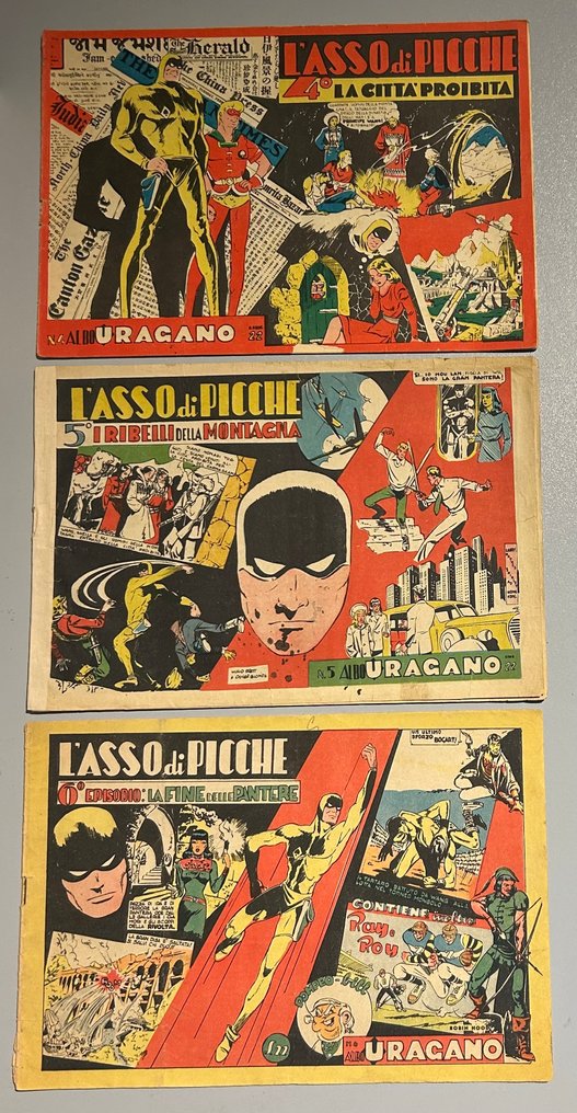 Asso di Picche - collana completa originale - 20 Comic - First edition - 1945/1949 #3.2