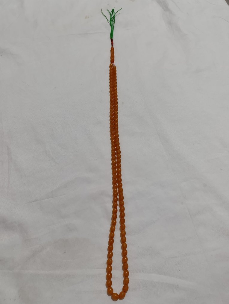  Ροζάριο - Κεχριμπάρι - 1970-1980 - Σπάνια Κομποσκοίνια Προσευχής  #1.0