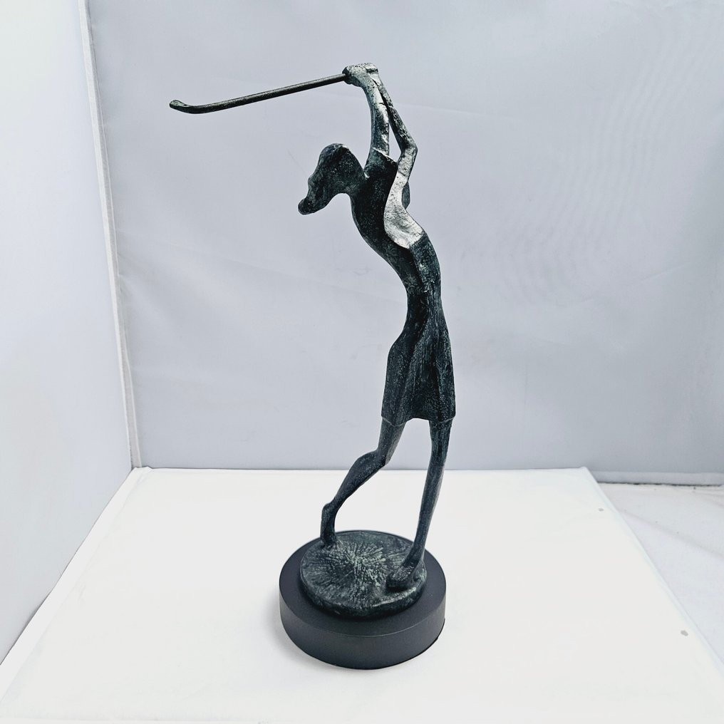 Veistos, Golfster - 40 cm - Pronssi #1.0