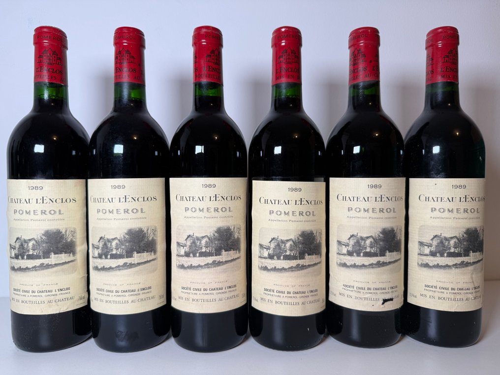 1989 Chateau L'Enclos - Pomerol - 6 Sticle (0.75L) #1.0