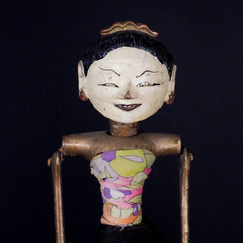 3 Wayang Golèk pupazzi - ragazze di servizio Emban Geulis - Java - Indonesia (Senza Prezzo di Riserva) #1.0