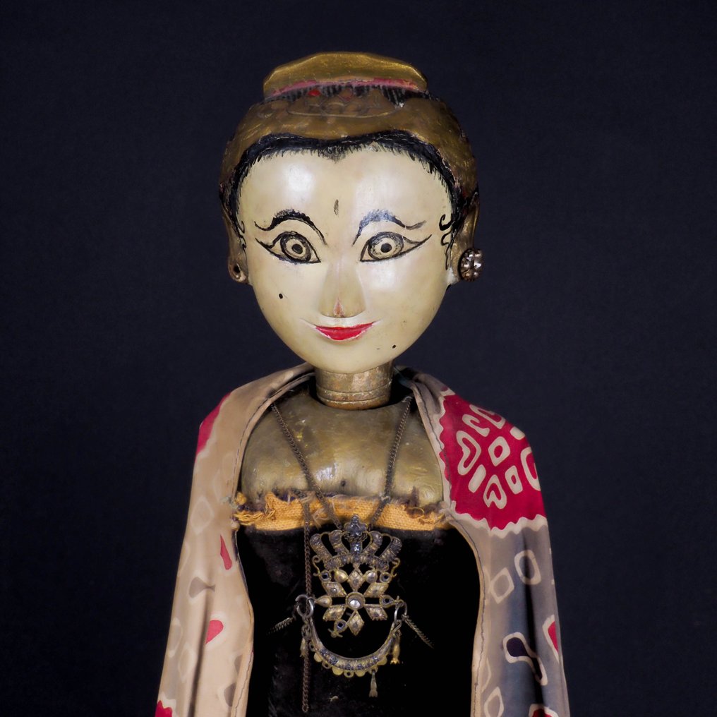 3 Wayang Golèk pupazzi - ragazze di servizio Emban Geulis - Java - Indonesia (Senza Prezzo di Riserva) #3.2