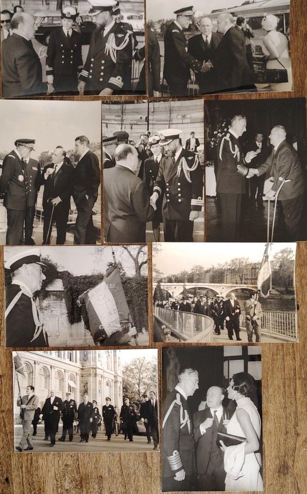 Navy - Military photograph - Set of 21 Photographs of Admiral Lord Louis MOUNTBATTEN - 1976 #1.0