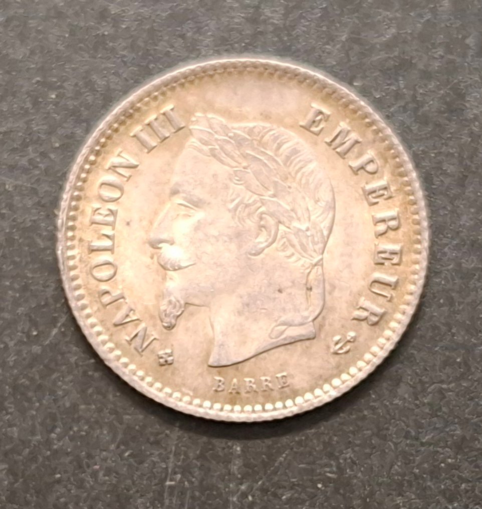 Frankrijk. Napoléon III. 20 Centimes 1867-BB, Strasbourg  (Zonder Minimumprijs) #1.0