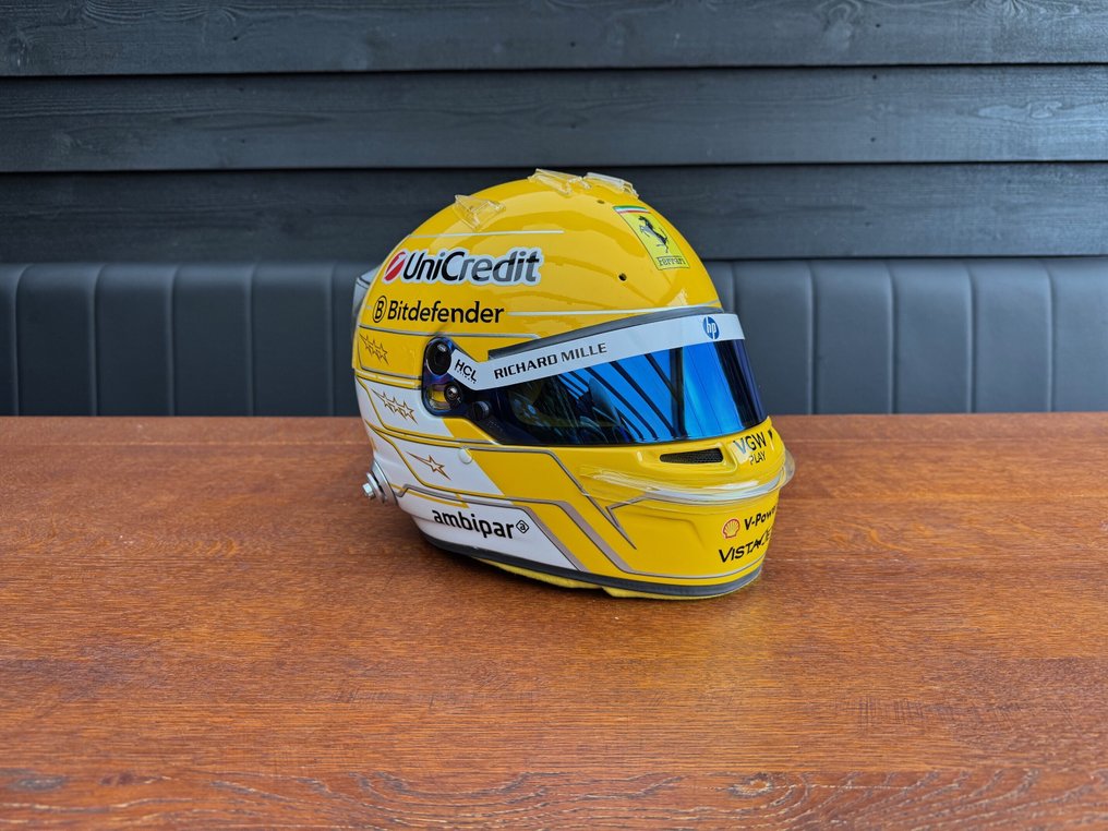 Ferrari - Lewis Hamilton - 2025 - Replica helmet with HANS System  #4.3