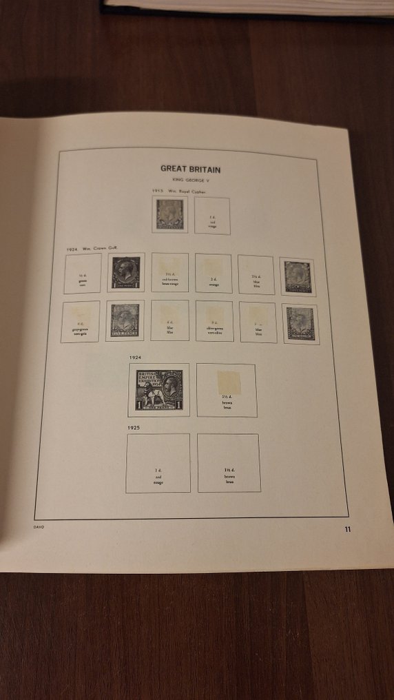 大不列顛 1896/1998 - 两个标准的 Davo 专辑英国 #1.0