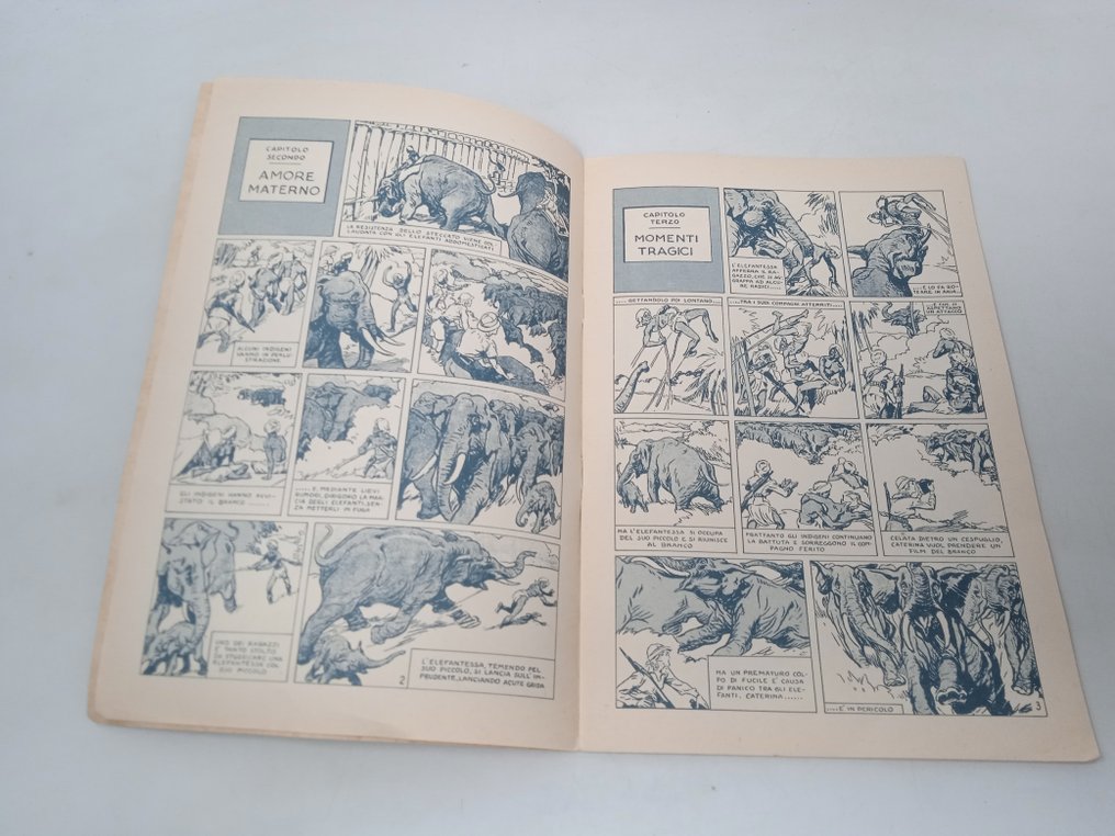 Lotto 2x - Ted cacciatore di belve (1936) + Guido Ventura in un mondo perduto (1936) - 2 Comics - First edition #4.3