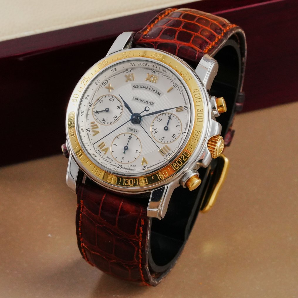 Schwarz Etienne - Rattrapante Chronograph Gold/Steel - Άνδρες - 1990-1999 #1.0