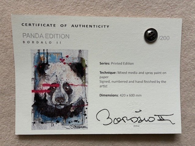 Bordalo II (1987) - Panda Special Edition // Hand Finished #2.1
