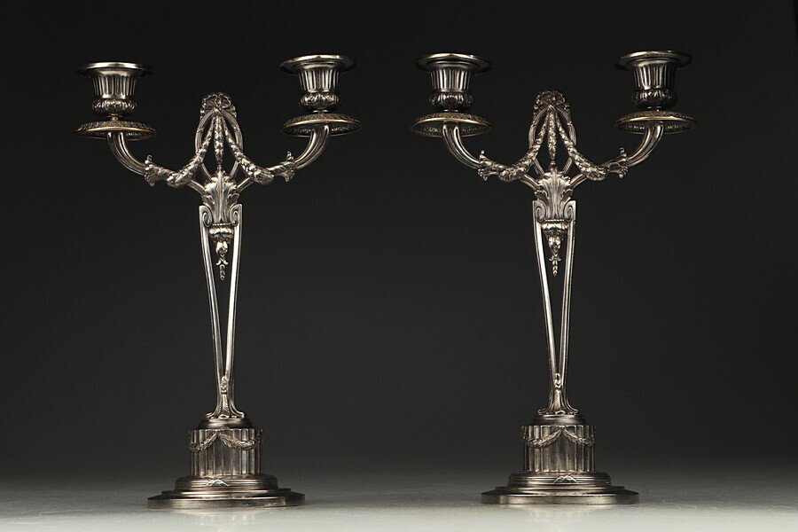 WMF - Candlestick - Silverplated #1.0