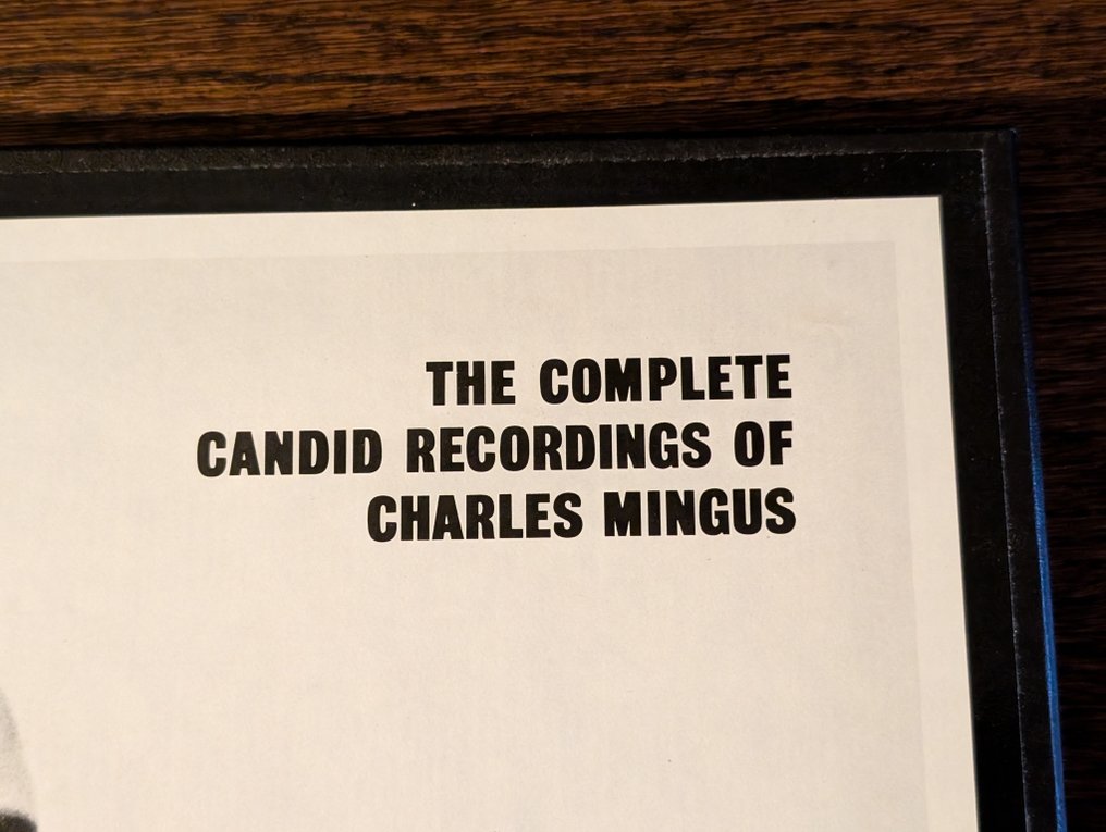 Charles Mingus - The Complete Candid Recordings of Charles Mingus - Mosaic Records Limited Edition No#6662 - Diverse Titel - LP-Box-Set - Neuauflage, 4xLP / Box Set / Compilation - 1985 #1.0