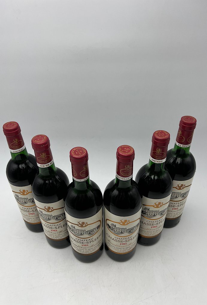 1981 Château Chasse Spleen - Bordeaux, Medoc - 6 Bottles (0.75L) #1.0