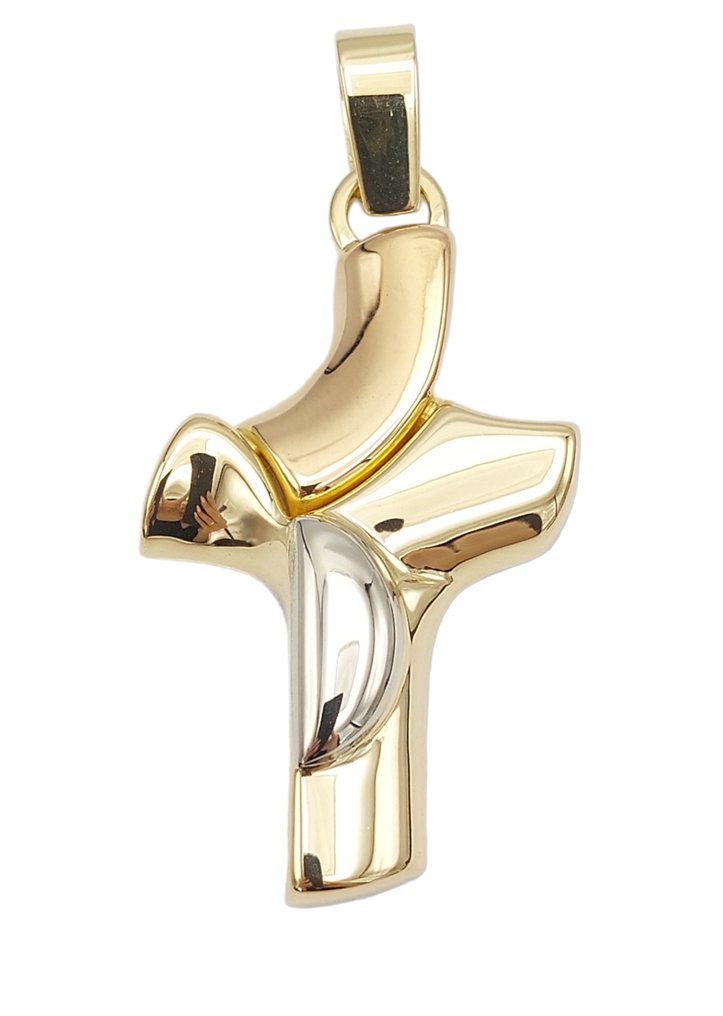 吊坠 - 18K包金 黄金, 白金, 玫瑰金 #1.0