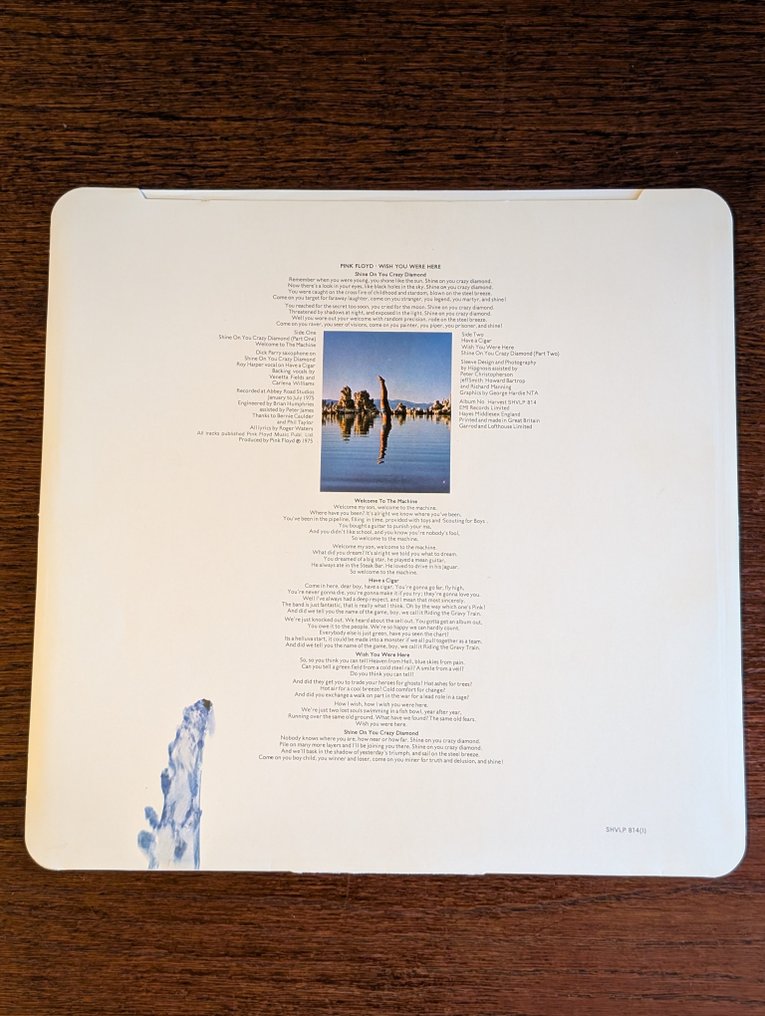 Pink Floyd - Wish You Were Here - Nimbus Supercut Vinyl Record Limited Edition (RARE & No Reserve) - LP - Reissue - 1984 #4.3