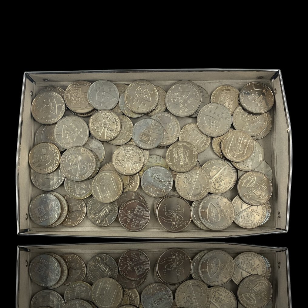 葡萄牙. Lote de 66 Moedas comemorativas Provenientes de Rolos do Banco Central de Portugal - Soberbas - Várias datas  (没有保留价) #1.0