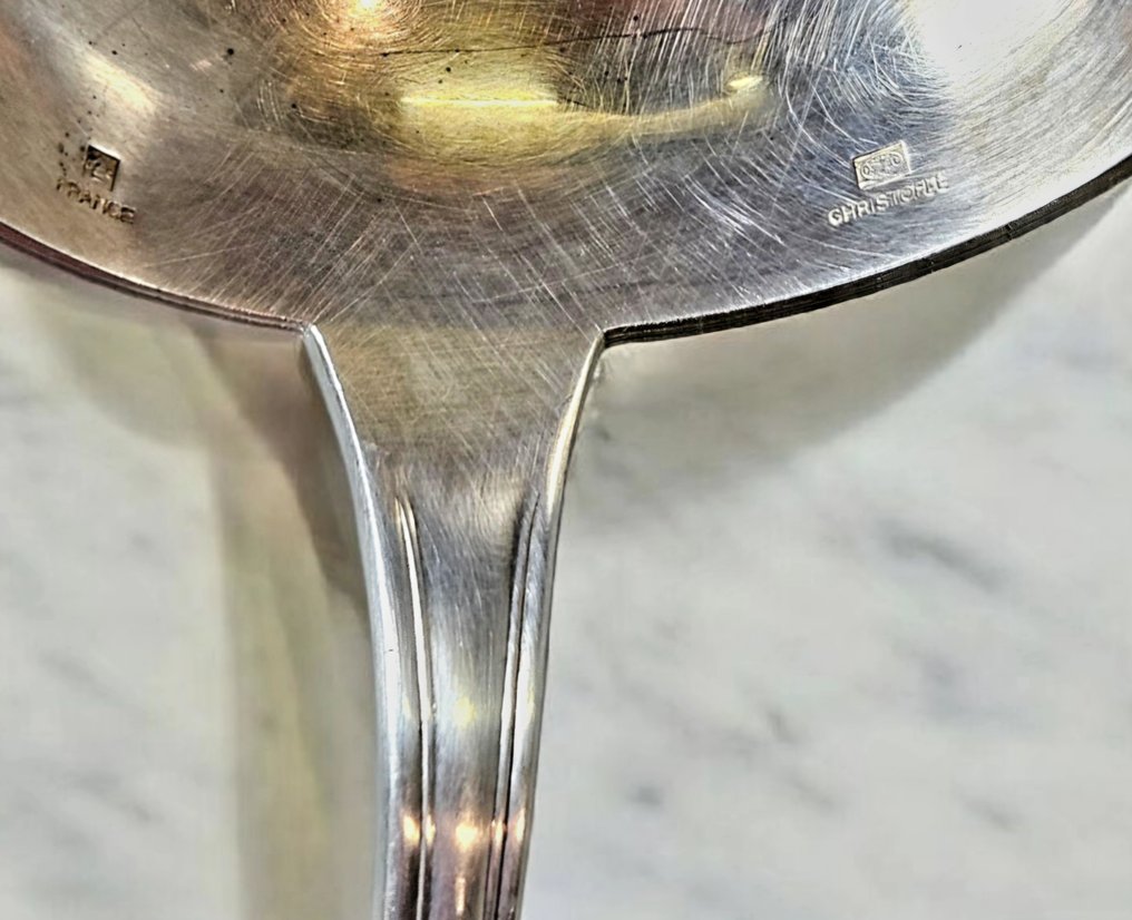 Christofle - 汤勺 - Albi - 银色金属 #4.3