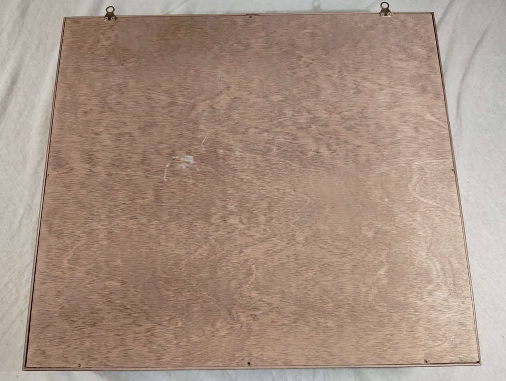 Handwerksarbeit H0 - Modeltrein (1) - Kleine vitrine voor locomotieven, 5 rijen, spiegelhintergrund #4.3