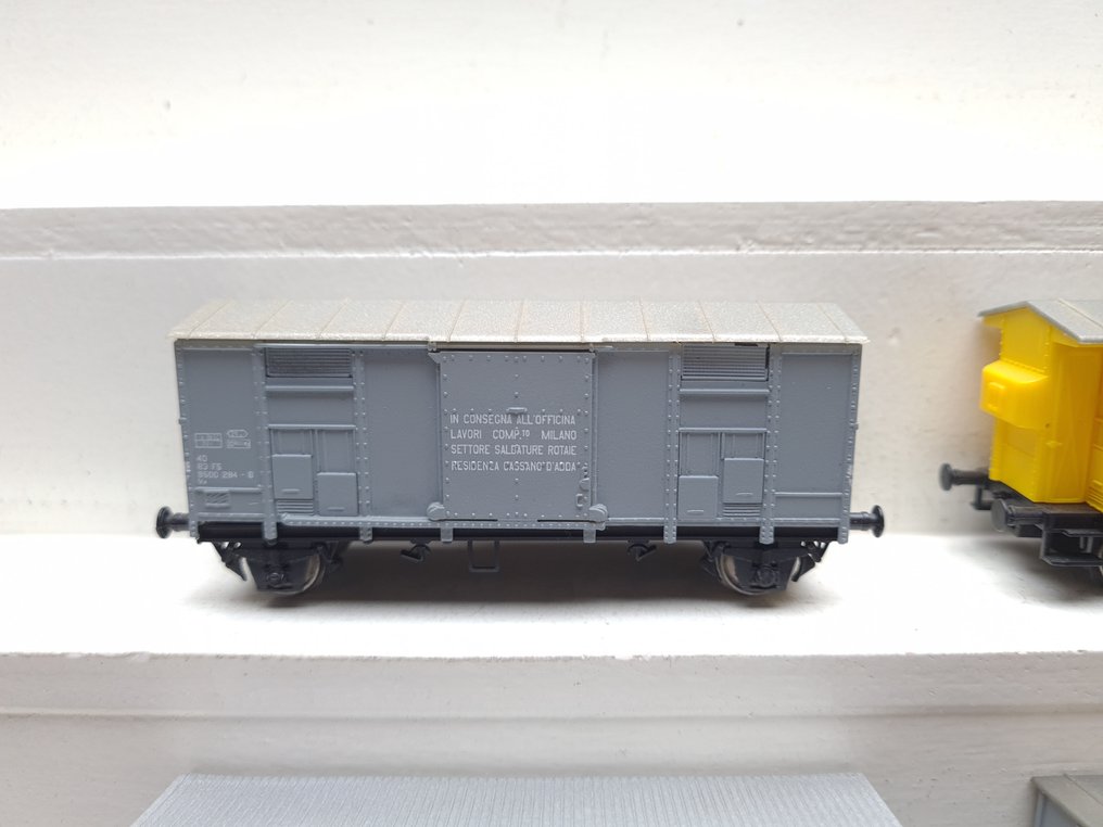 CM Laser, MGM H0轨 - 模型火车货运车厢 (6) - 6辆意大利货车 - FS #3.2