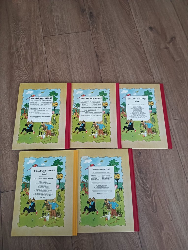 Kuifje Diverse - 5 Albums Facsimile - First edition/reprint - 1947/2007 #1.0