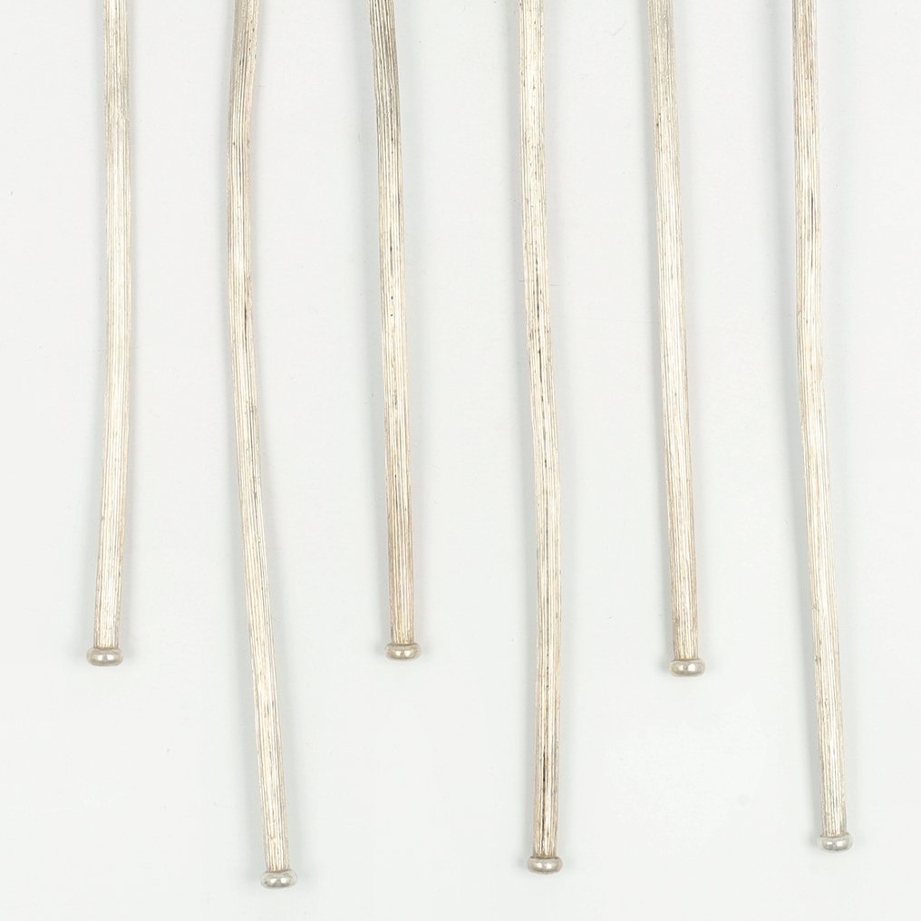 Cocktaillepels met rietje - Cucchiaio (6) - .925 argento #2.1