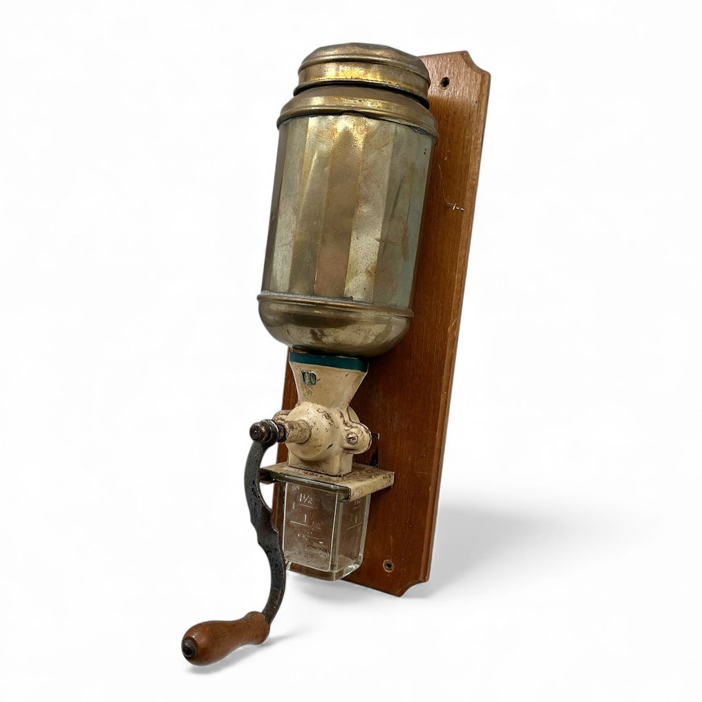 HT - 咖啡研磨机 - 木, 金属, 玻璃 - 墙壁咖啡研磨机 #2.1