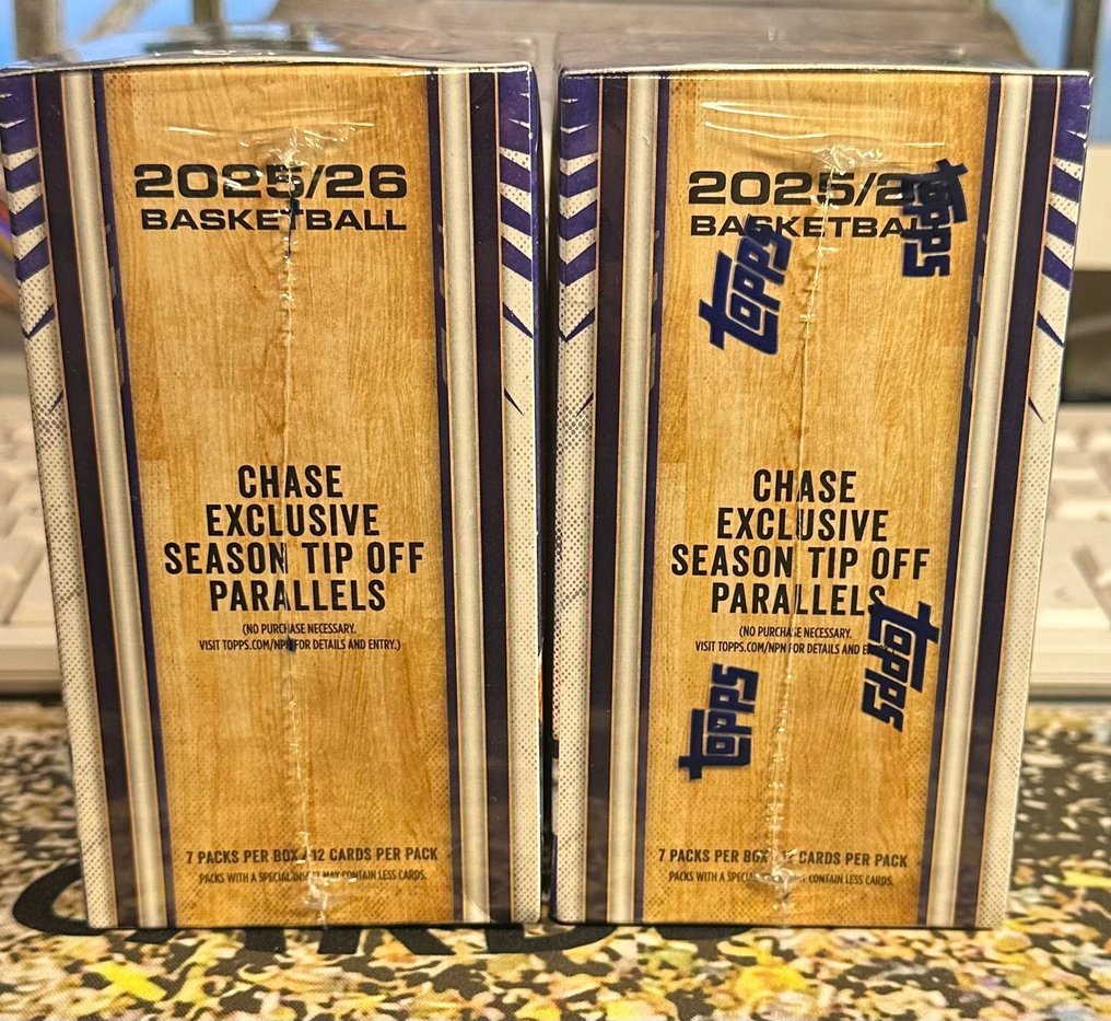 2025/26 Topps Basketball 2025/26 Victor Wembanyama, Luka Doncic, Stephen Curry, LeBron James - 2 Sealed box - Tökéletes (M) #1.0
