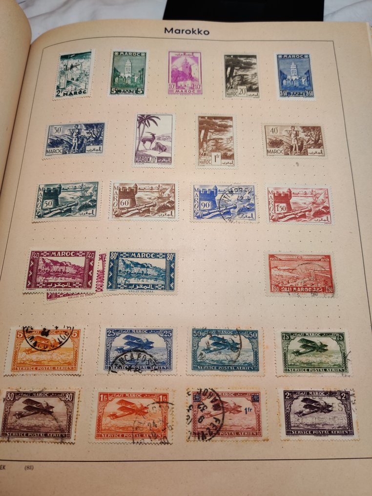 French Colonies  - Collection of French colonies in Schaubeck album #3.2