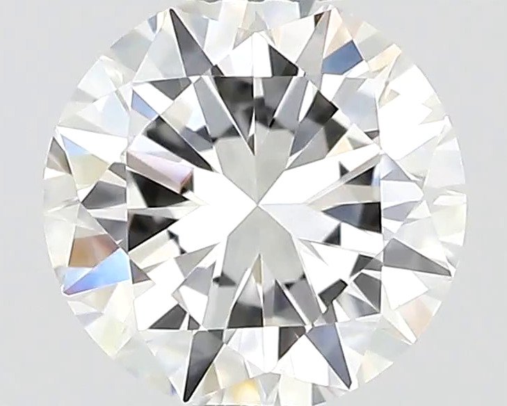 沒有保留價 - 1 pcs 鑽石 (天然) - 0.40 ct - 圓形 - F(近乎無色) - VVS2 - 美國寶石學院(Gemological Institute of America (GIA)) #1.0