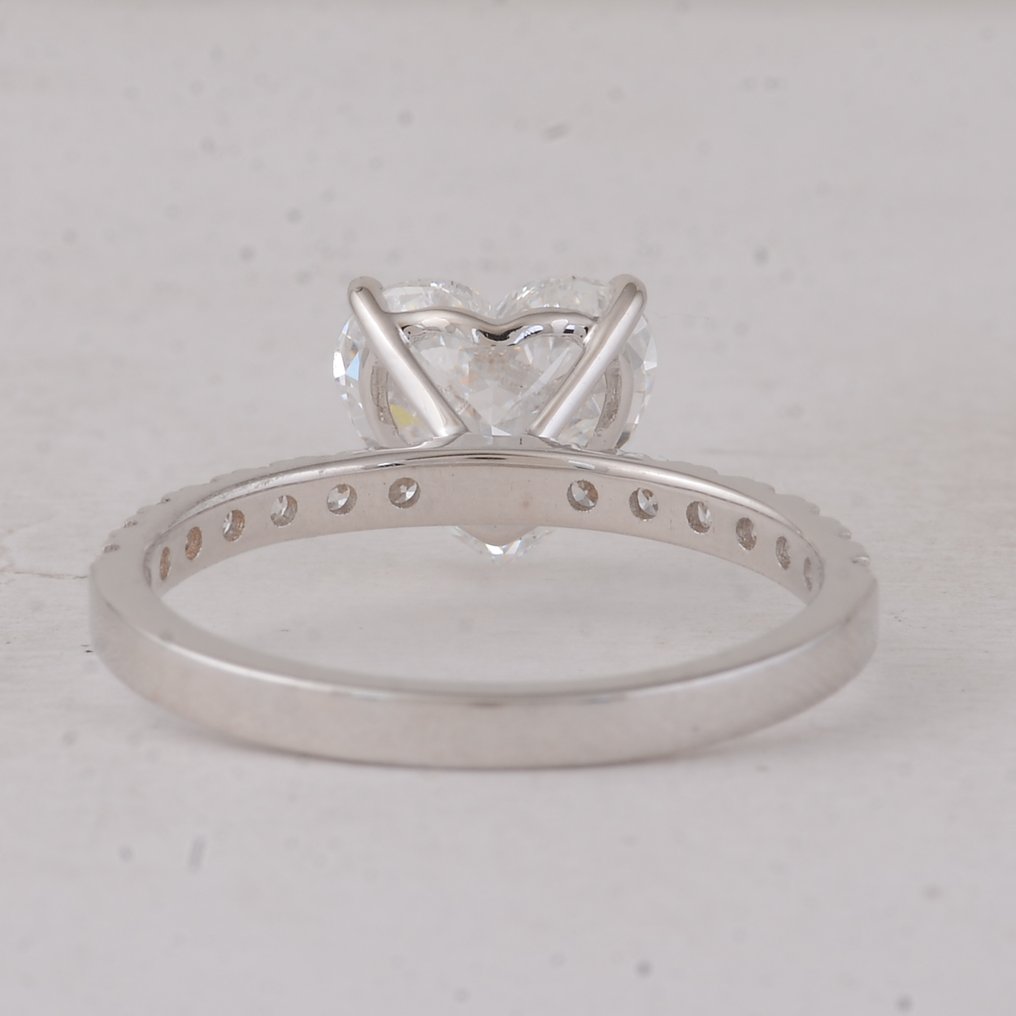 Ingen reservasjonspris - Ring - 14 karat Hvitt gull - 2.42ct. tw. Diamant (Lab-dyrket) - Diamant #2.1