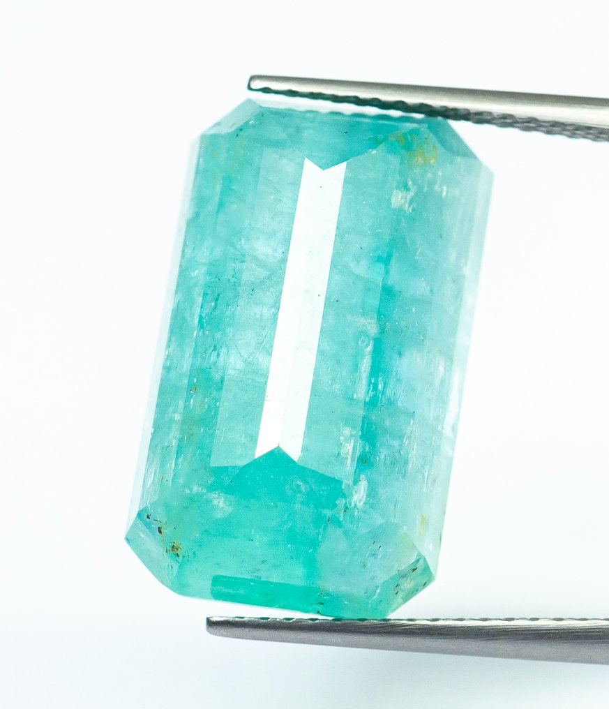 χωρίς τιμή ασφαλείας Σμαράγδι  - 16.22 ct - Bellerophon Gemlab - Μπλε-πράσινο (Νιγηρία) #4.3