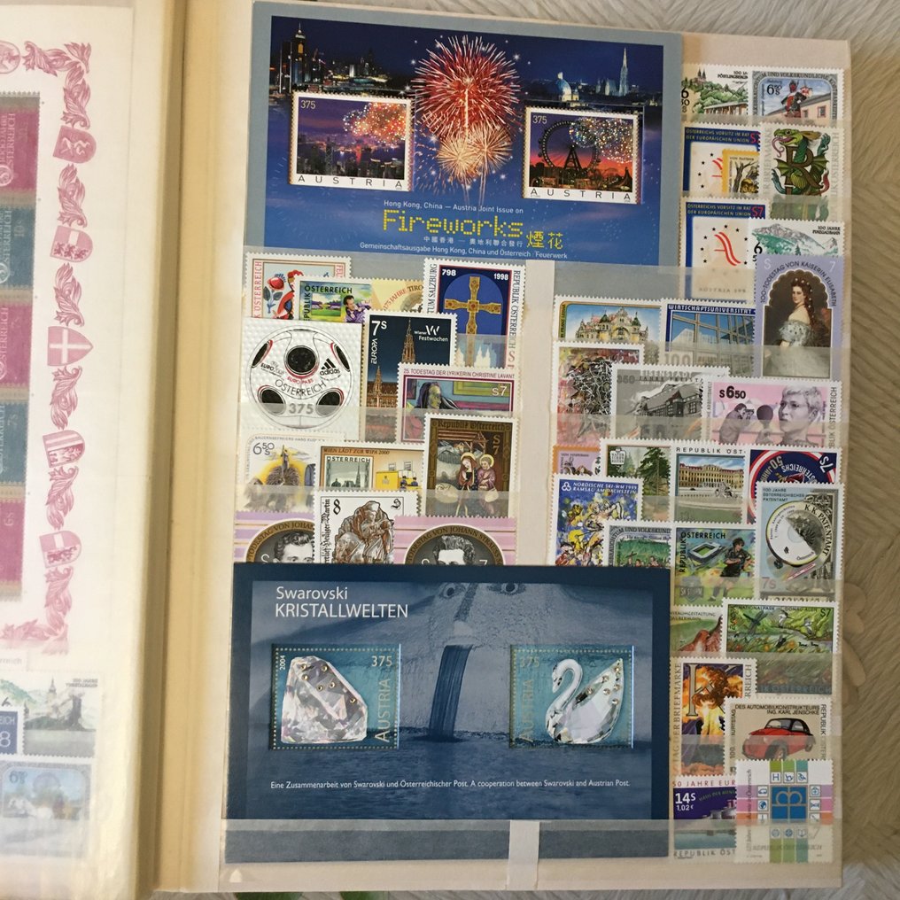 歐洲  - 贝拉新邮票系列，包括奥地利及其他欧洲国家的邮票 #4.3