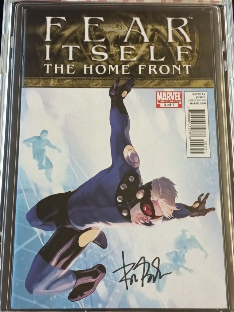 Fear Itself: The Home Front #3 - EGC 9.8 - Custom Label - Signed by Elia Bonetti - 1 Signed graded comic - Eerste druk - 2011 #2.1