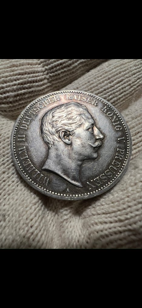 Duitsland, keizerrijk Lof of 3 Mark/5 Mark 1913, Der König rief und alle alle kamen/1907 (Zonder minimumprijs) #3.2