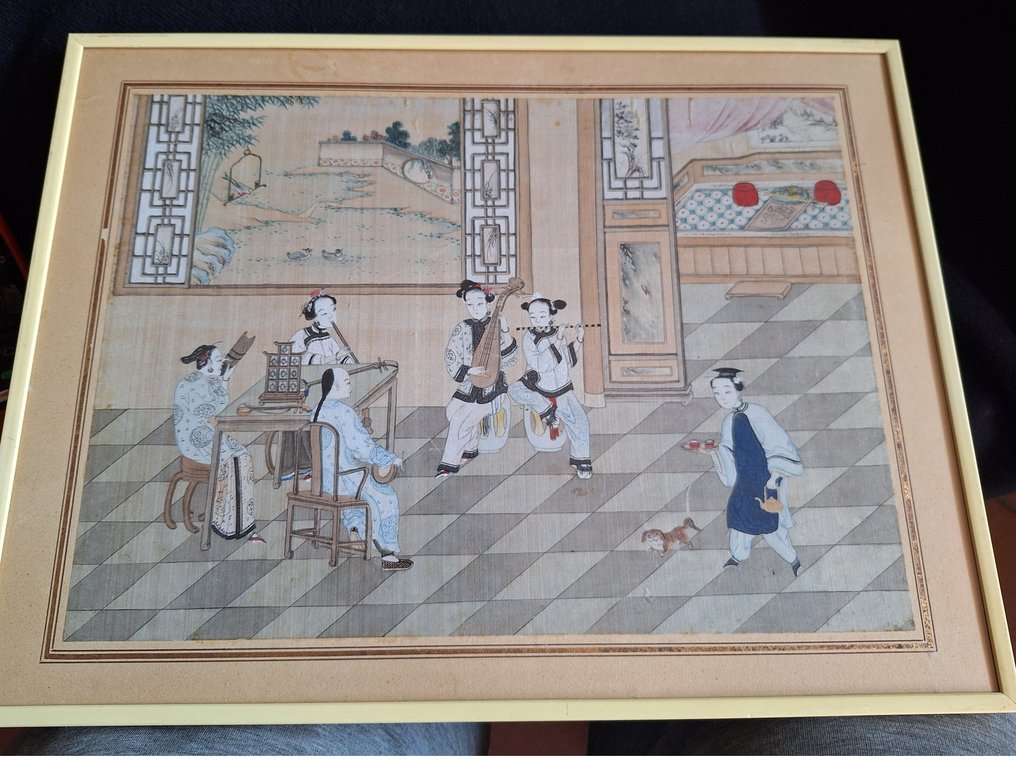 Piccoli musicisti - Artista desconhecido - China - Início do século XX (WW I)  (Sem preço de reserva) #4.3